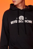 Buzo con capota, con estampado en frente, espalda y manga, de Festival Estéreo Picnic.