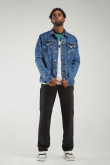 Chaqueta de jean con reservas