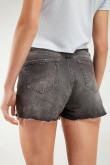 Short denim tiro alto