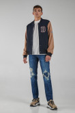 Chaqueta bomber college