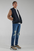 Chaqueta bomber college