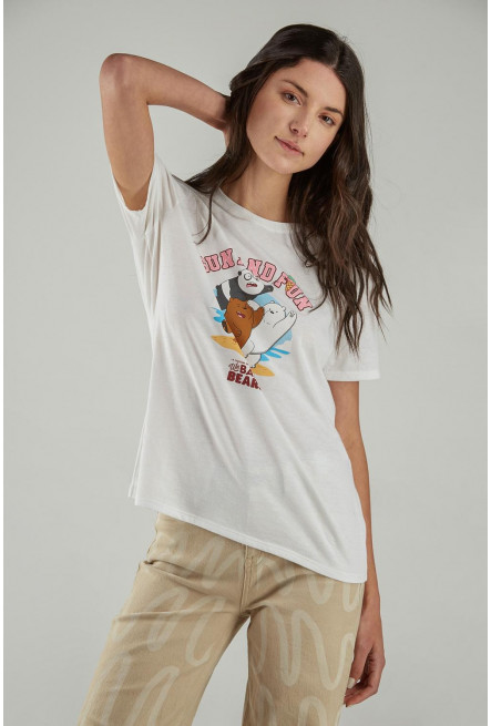 Camiseta manga corta estampada de Escandalosos