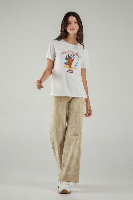 Camiseta manga corta estampada de Escandalosos