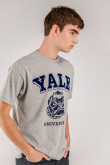 Camiseta, con estampado en frente, de Yale