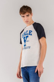 Camiseta, con estampado en frente, de Yale