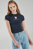 Camiseta manga corta, estampado de Hello Kitty