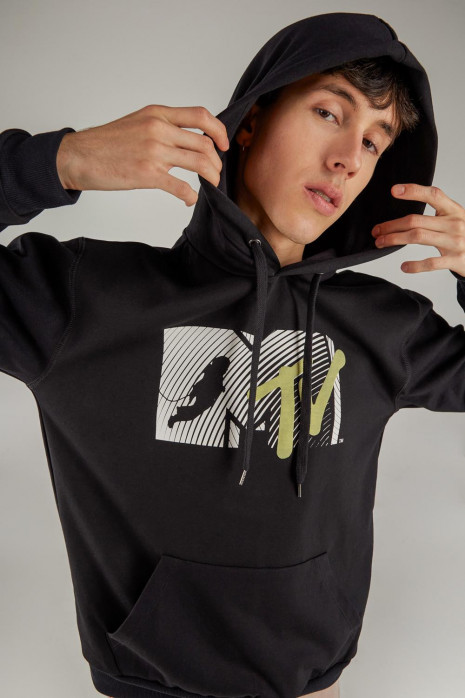 Buzo capota estampado de MTV.