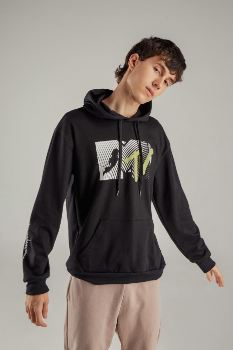 Buzo capota estampado de MTV.