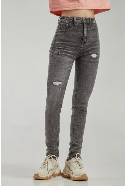 Jean jegging super alto