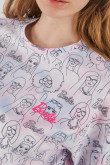 Camiseta tie dye, con tela estampada de Barbie