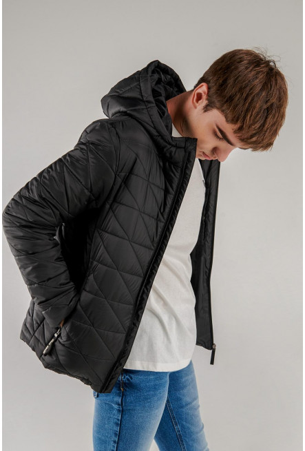 Chaqueta acolchada con capota