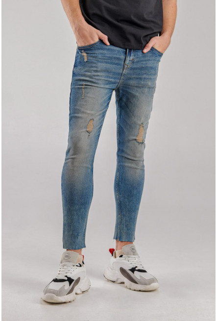 Jean skinny con rotos
