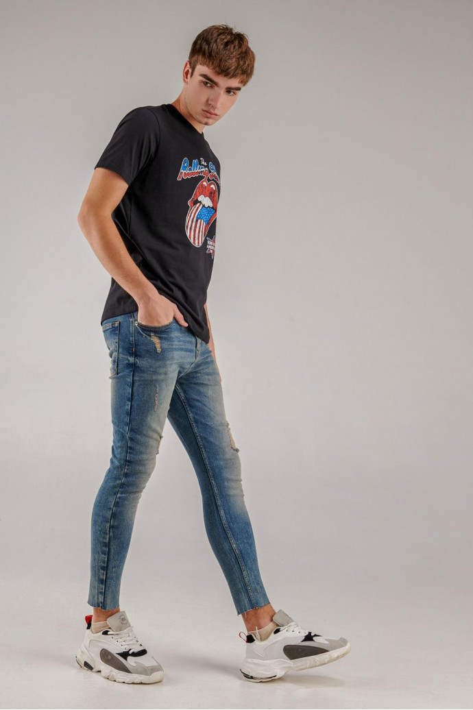 Jean skinny con rotos