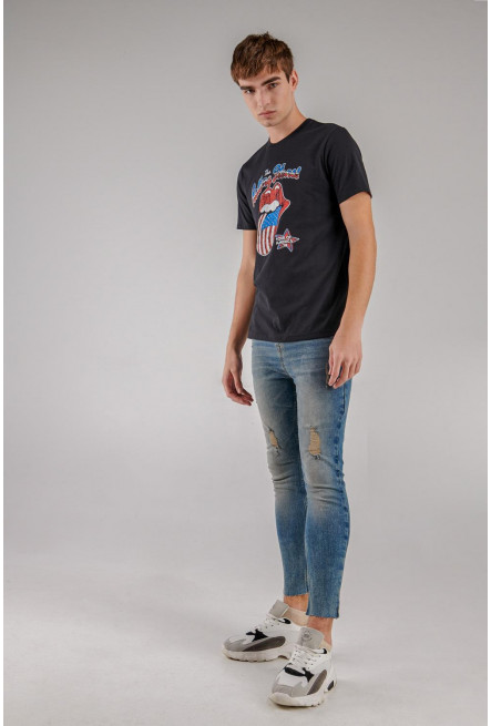 Jean skinny con rotos