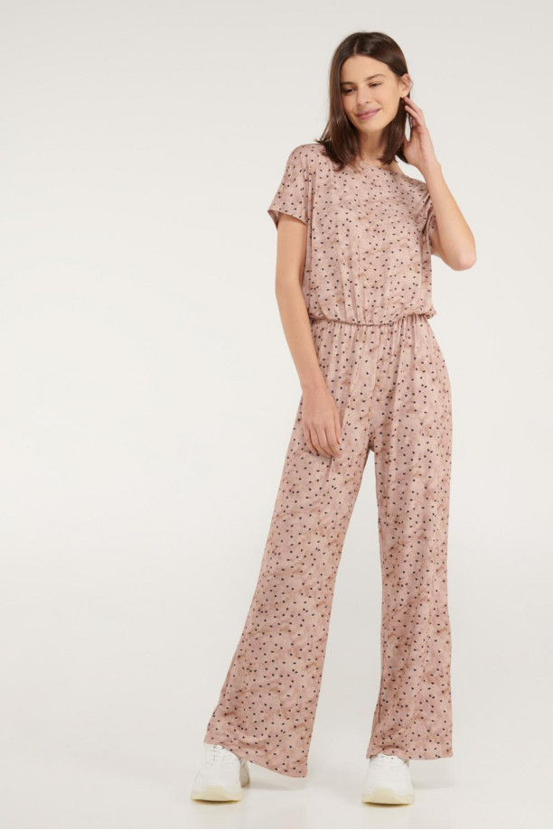 Pantalón enterizo estampado