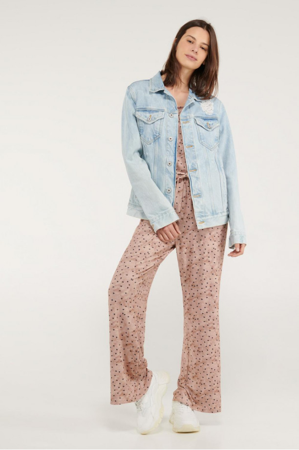 Pantalón enterizo estampado