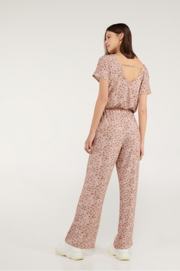 Pantalón enterizo estampado