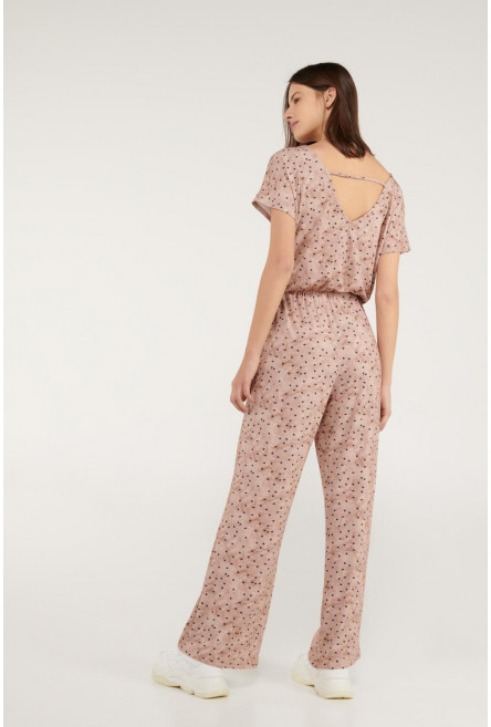 Pantalón enterizo estampado