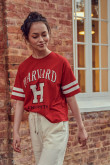 Camiseta, con estampado en frente, de Harvard
