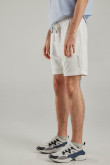 Bermuda loungewear con estampado en frente inferior