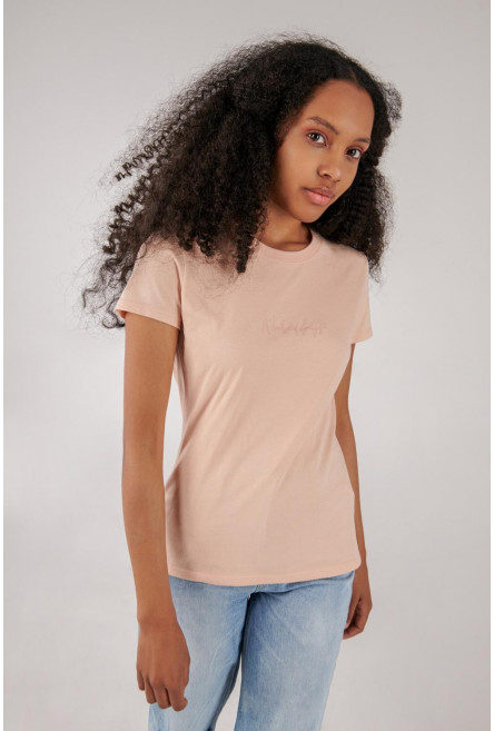 Camiseta básica manga corta estampada