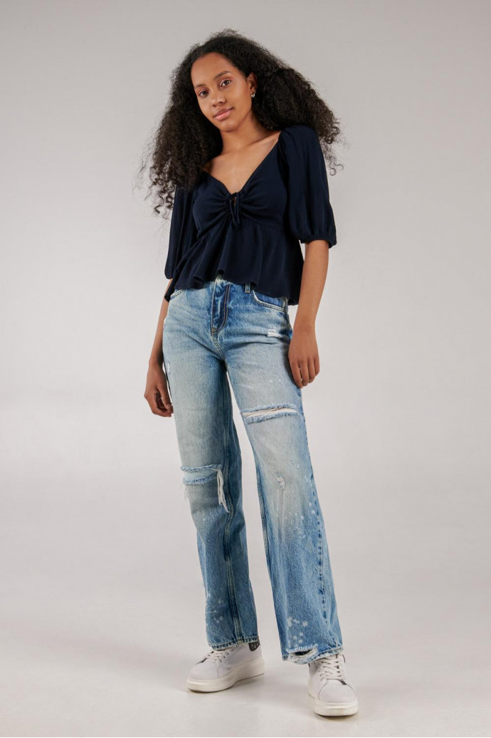 Blusa unicolor
