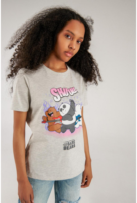 Camiseta manga corta estampada de Escandalosos