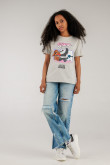 Camiseta manga corta estampada de Escandalosos
