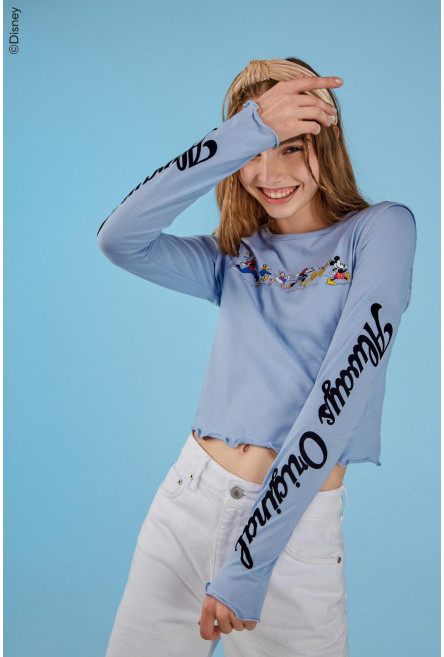 Camiseta manga larga de Mickey, Minnie, Pluto, Daisy, Donald y Goofy.