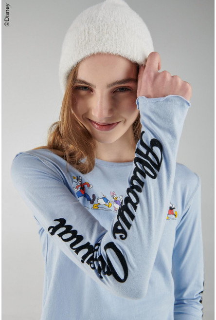 Camiseta manga larga de Mickey, Minnie, Pluto, Daisy, Donald y Goofy.