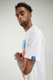 Camiseta manga corta, estampada de Pepsi en frente y espalda