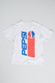 Camiseta manga corta, estampada de Pepsi en frente y espalda
