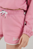 Short, con estampado en frente,  de Barbie