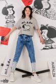 Camiseta, con estampado en frente de Mafalda