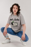 Camiseta, con estampado en frente de Mafalda