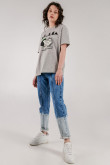 Camiseta, con estampado en frente de Mafalda