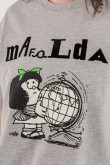 Camiseta, con estampado en frente de Mafalda