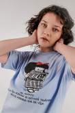 Camiseta, con estampado en frente de Mafalda