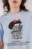 Camiseta, con estampado en frente de Mafalda