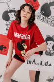 Camiseta, con estampado en frente de Mafalda.