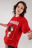 Camiseta, con estampado en frente de Mafalda.