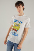 Camiseta manga corta estampado de Bob Esponja