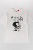 Camiseta, con estampado en frente de Mafalda