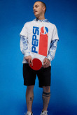 Camiseta manga corta, estampada de Pepsi en frente y espalda