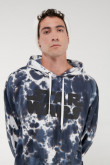 Buzo tie dye con capota, estampado de STARWARS.