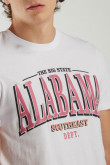 Camiseta manga corta estampada.