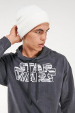 Buzo tie dye con capota, estampado de STARWARS.