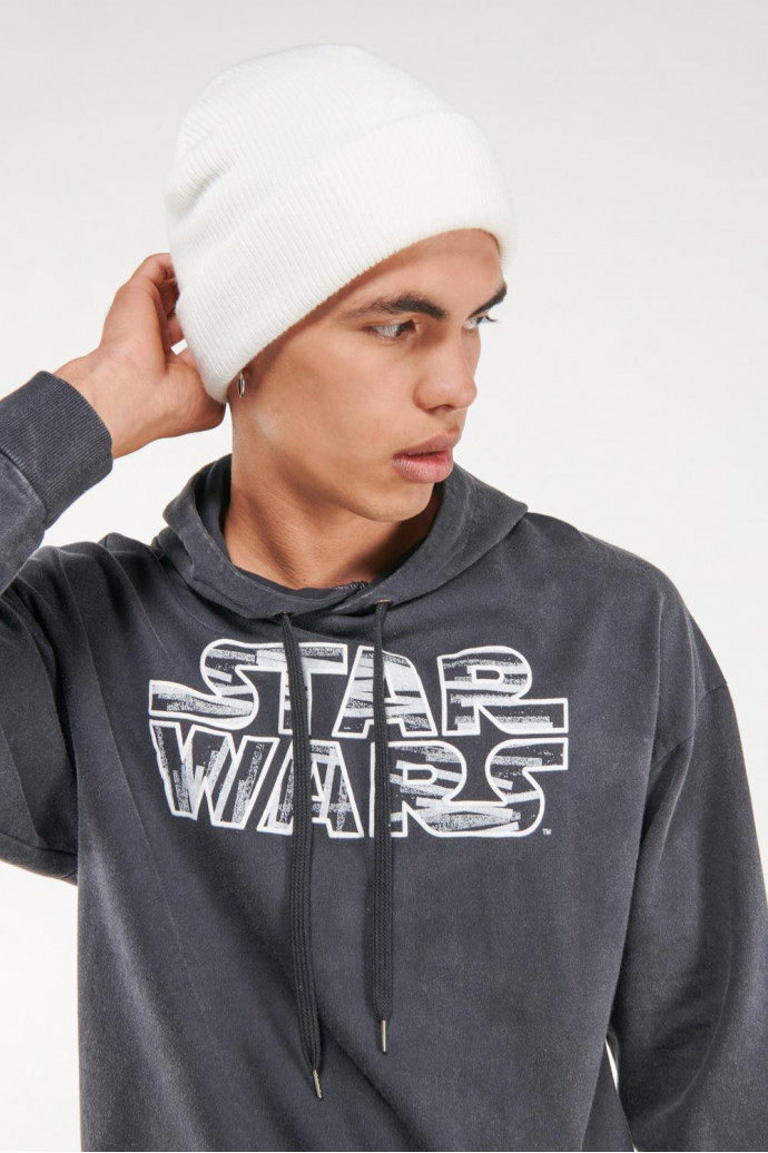 Buzo tie dye con capota, estampado de STARWARS.