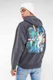Buzo tie dye con capota, estampado de STARWARS.