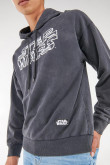 Buzo tie dye con capota, estampado de STARWARS.